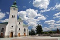 Roman catholic church at town Ruzomberok, Slovakia Royalty Free Stock Photo
