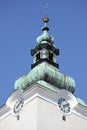 Roman catholic church at town Ruzomberok, Slovakia Royalty Free Stock Photo