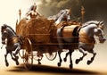 Roman Chariot, Generative AI Illustration