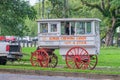 Roman Chewing Candy Wagon next to Audubon Park in New Orleans