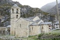 Roman Church of Sant Feliu in Barruera, Catalonia - Spain. Royalty Free Stock Photo