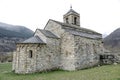 Roman Church of Sant Feliu in Barruera, Catalonia - Spain. Royalty Free Stock Photo