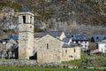 Roman Church of Sant Feliu in Barruera, Catalonia - Spain. Royalty Free Stock Photo