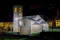 Roman Church of Sant Feliu in Barruera, Catalonia - Spain. Royalty Free Stock Photo