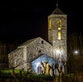 Roman Church of Sant Feliu in Barruera, Catalonia - Spain. Royalty Free Stock Photo