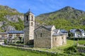 Roman Church of Sant Feliu in Barruera Catalonia - Spain Royalty Free Stock Photo