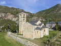 Roman Church of Sant Feliu in Barruera, Catalonia Spain Royalty Free Stock Photo