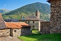 Roman Church of Santa Eulalia in Erill-la-Vall in Catalonia, Spain Royalty Free Stock Photo