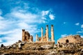 Roman city of Gerasa, Jerash Royalty Free Stock Photo