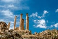 Roman city of Gerasa, Jerash, Jordan. Royalty Free Stock Photo
