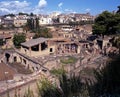 Roman city, Herculaneum, Italy. Royalty Free Stock Photo