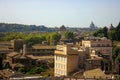 The Roman cityscape. Ancient and famous buildings