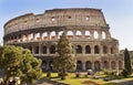 Roman Coliseum celebrates Christmas Royalty Free Stock Photo