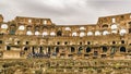 Roman Coliseum Interior View, Rome, Italy Royalty Free Stock Photo