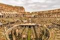 Roman Coliseum Interior View, Rome, Italy Royalty Free Stock Photo