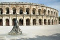 Roman Coliseum - Nimes, France Royalty Free Stock Photo