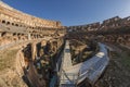 Roman Coliseum with tourist Royalty Free Stock Photo