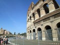 Roman Colosseum Italy Europe amphitheater from the time of the Roman Empiren Royalty Free Stock Photo