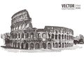 Roman Colosseum. Rome, Italy, Europe. Travel. Architecture and l Royalty Free Stock Photo