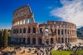 The Roman Colosseum in Rome Royalty Free Stock Photo