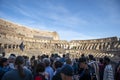 Roman Colosseum, Tourists, Rome Travel