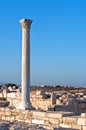 Roman column at Kourion, Cyprus Royalty Free Stock Photo