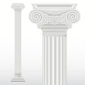 roman column. Vector illustration decorative design