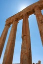 Roman columns at Baalbeck Royalty Free Stock Photo