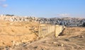 Roman Columns - Jerash, Jordan Royalty Free Stock Photo