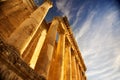 Roman Columns in Lebanon Royalty Free Stock Photo