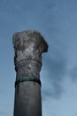 Roman Corinthian column in Diocletian`s palace in Split,july 2018