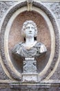 Roman emperor bas relief