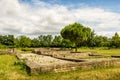 Roman estate Villa Rustica, Wachenheim, Rhineland-Palatinate, Germany Royalty Free Stock Photo