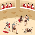 Roman Fight Arena Composition