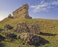 Roman fort Royalty Free Stock Photo