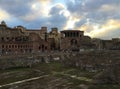 Forum was the center of day-to-day life in Rome Royalty Free Stock Photo