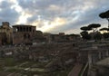 Forum was the center of day-to-day life in Rome Royalty Free Stock Photo