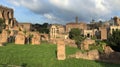 Forum was the center of day-to-day life in Rome Royalty Free Stock Photo