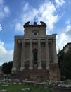 Forum was the center of day-to-day life in Rome Royalty Free Stock Photo