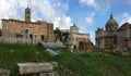 Forum was the center of day-to-day life in Rome Royalty Free Stock Photo