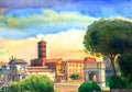 Roman Forum cityscape