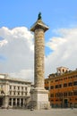 Roman forum-column Royalty Free Stock Photo