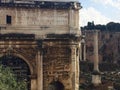 Roman Forum near the Colosseum