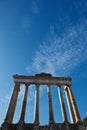 Roman forum in Rome Royalty Free Stock Photo