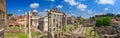 Roman Forum in Rome Royalty Free Stock Photo