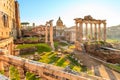 Roman Forum in Rome Royalty Free Stock Photo