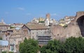 Roman forum ruins Royalty Free Stock Photo