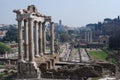 Roman Forum ruins Royalty Free Stock Photo