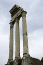 Roman Forum ruins in Italy. Royalty Free Stock Photo