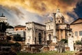 Roman forum Royalty Free Stock Photo